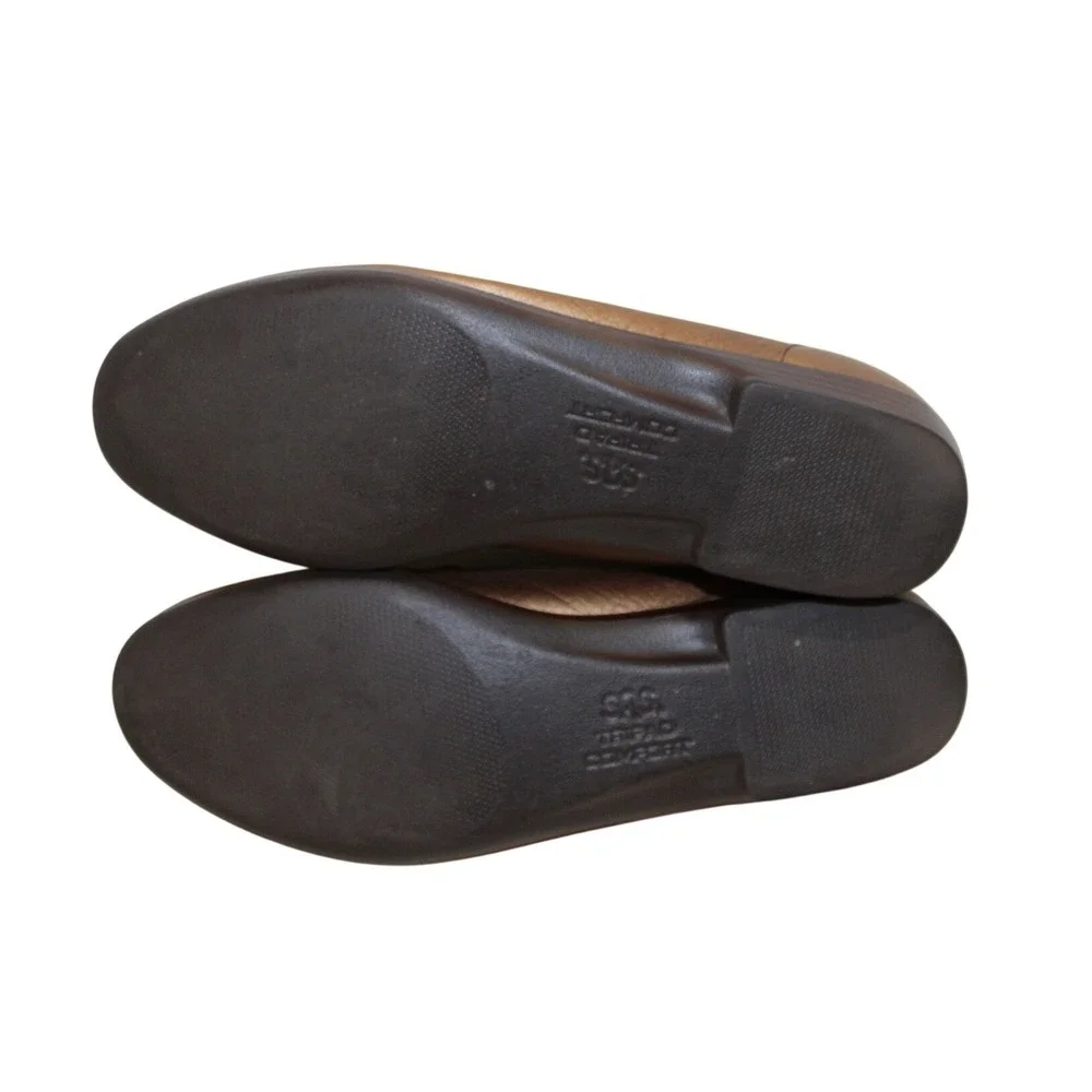 SAS Women's‎ Simplify Moc Toe Loafers Metallic Bronze 7 Leather Casual Walking